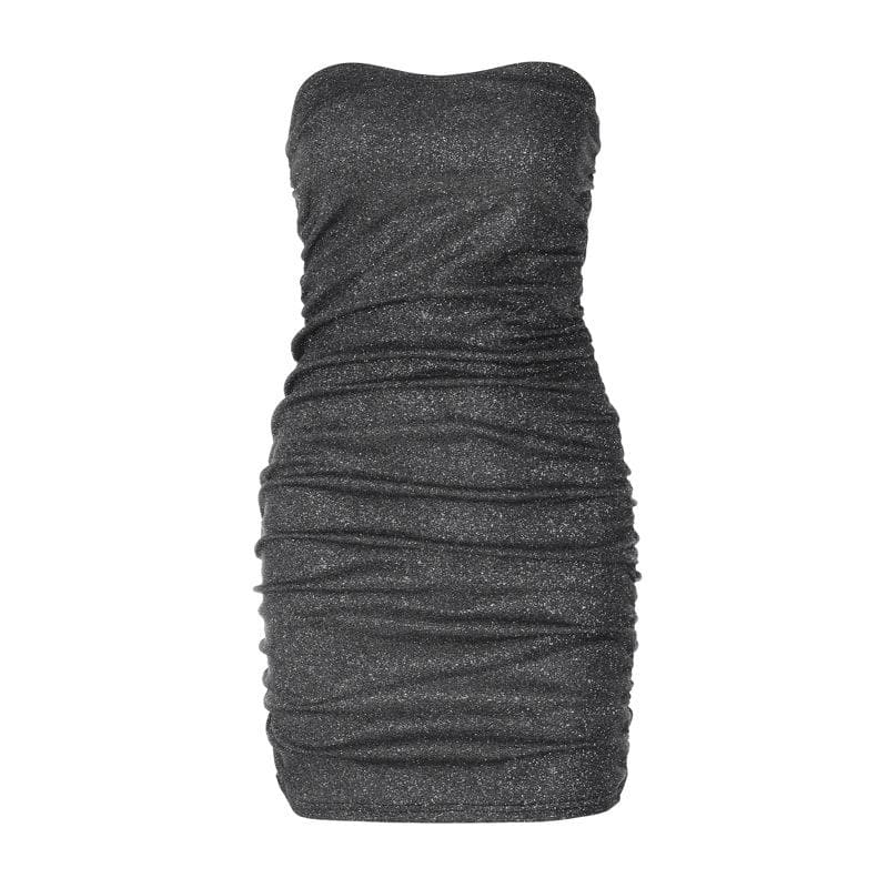 MADISON SQUARE SHIMMER BANDEAU DRESS