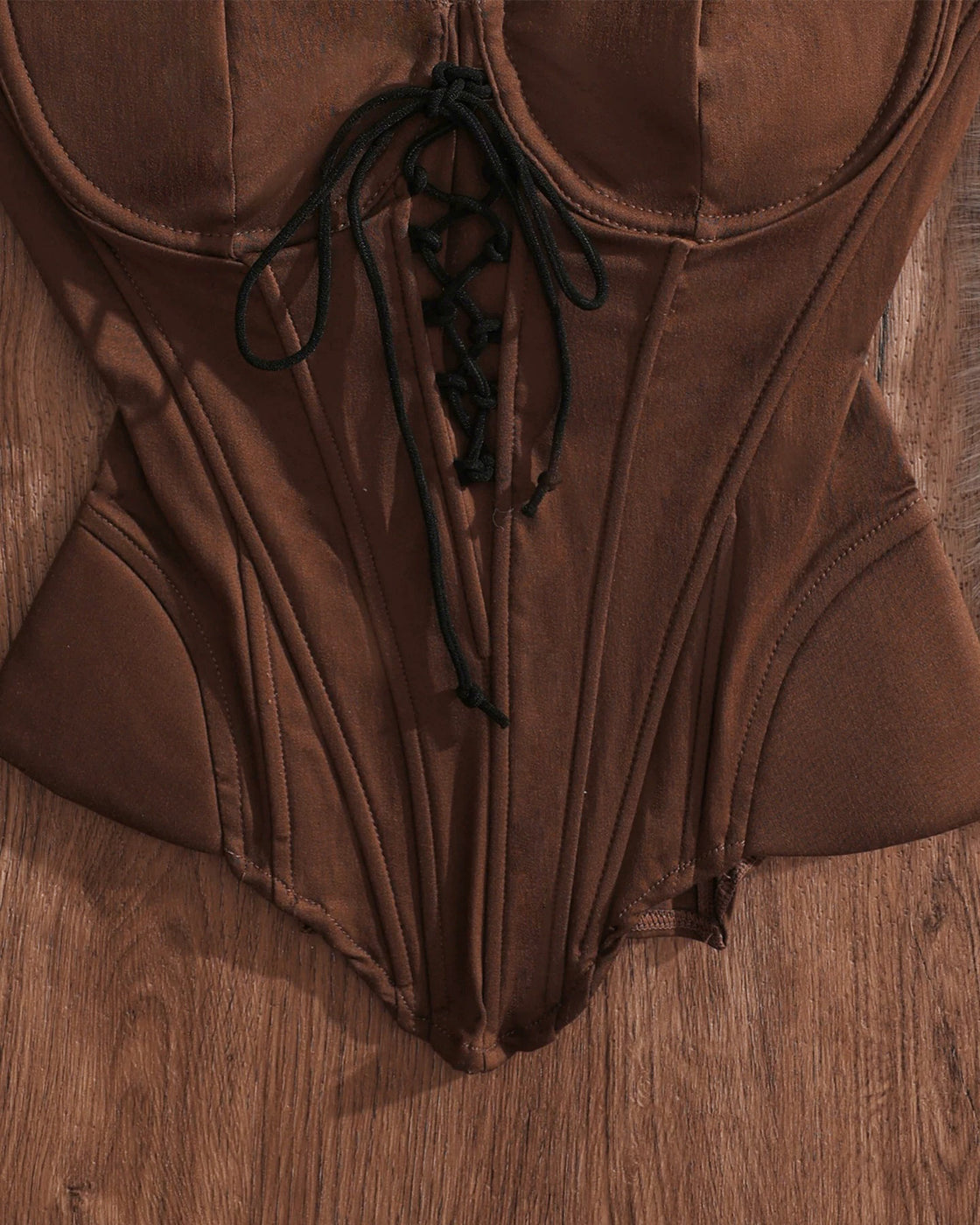 TALK OF THE TOWN BONING BROWN CORSET