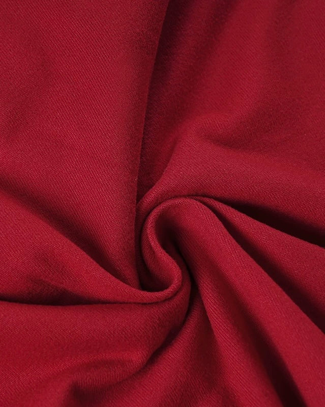 LEFT NO CRUMBS TWISTED RED TOP
