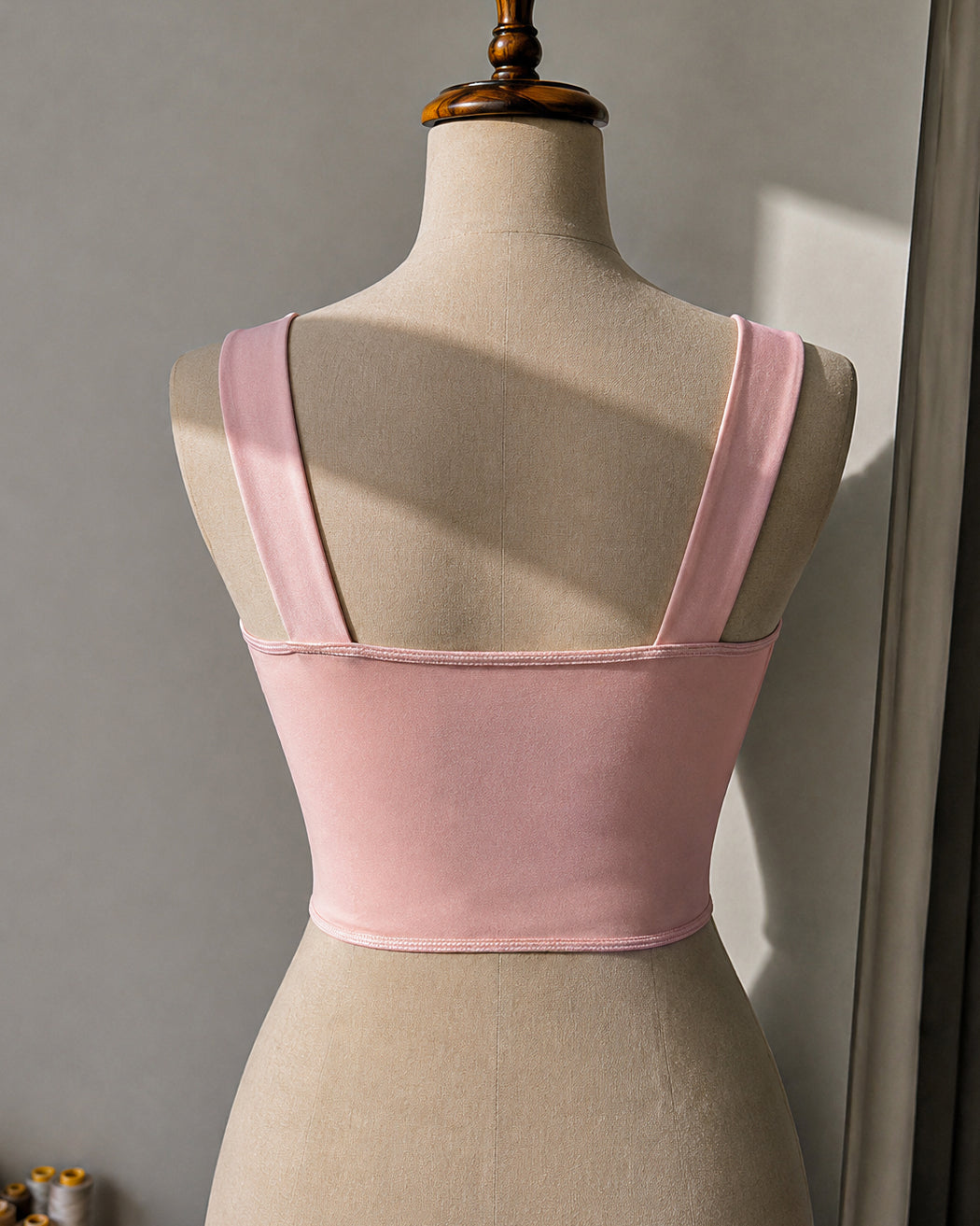 YOUR EX CALLED PADDED MESH OVERLAY BONING DETAIL CORSET