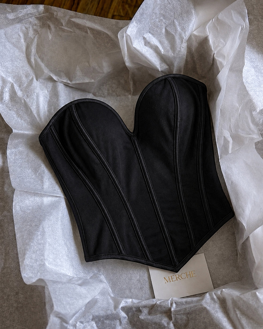 HOWDIE BABY BLACK SWEETHEART CORSET
