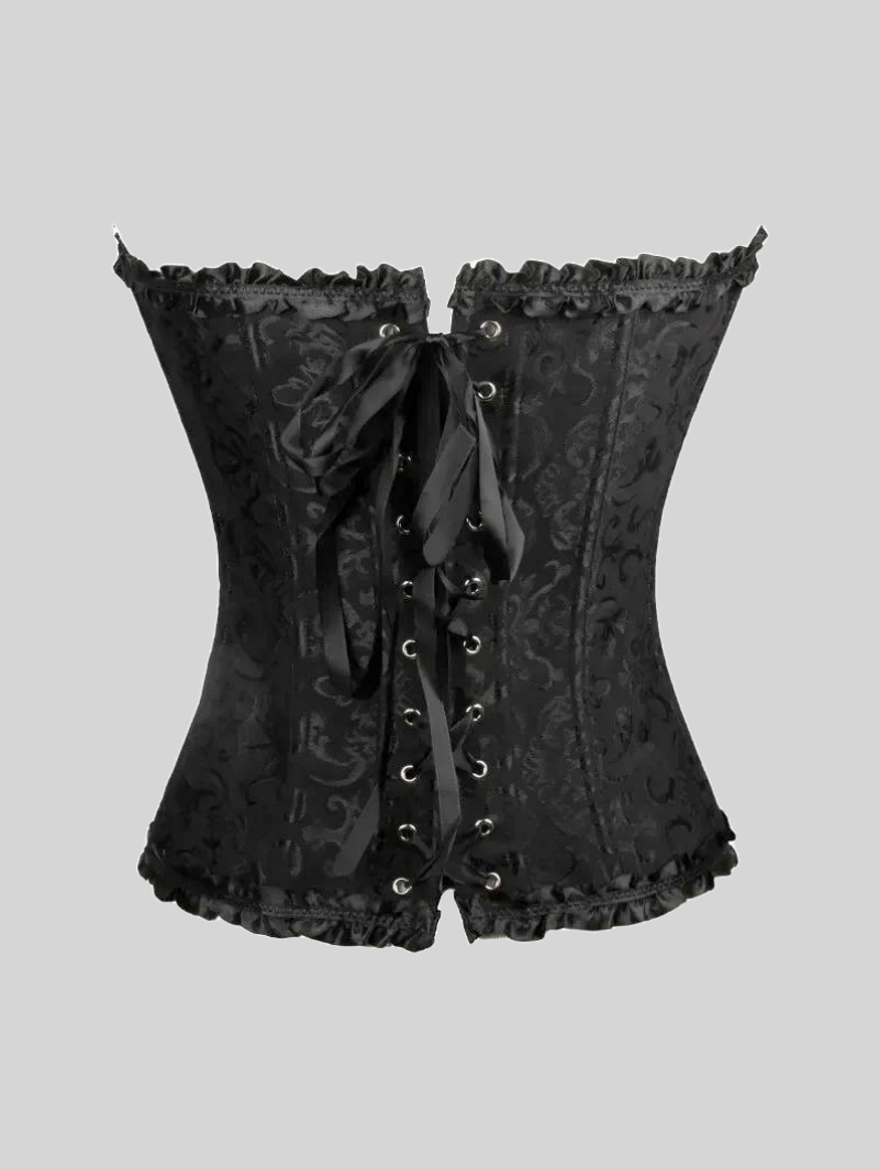 TO MY HEART BLACK CORSET