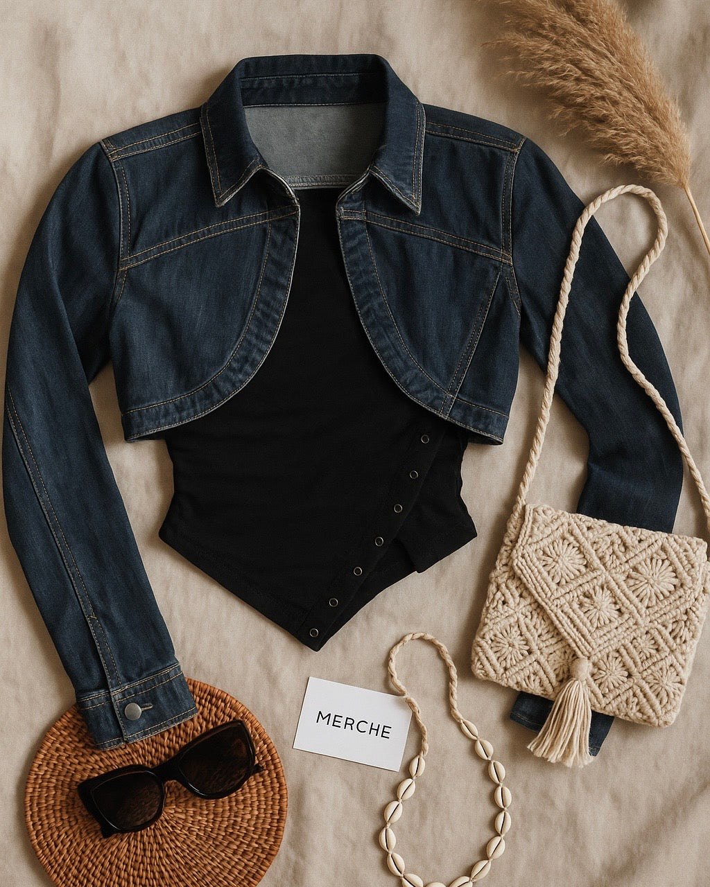 NOT YOUR BOYFRIEND’S DENIM BOLERO JACKET