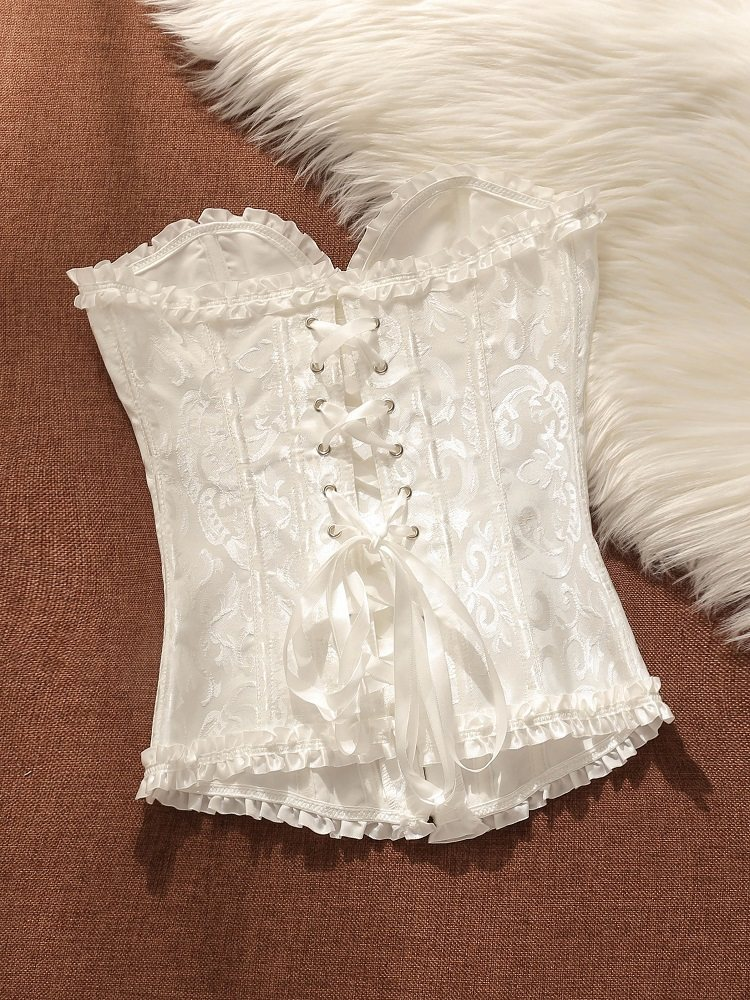 TO MY HEART WHITE CORSET