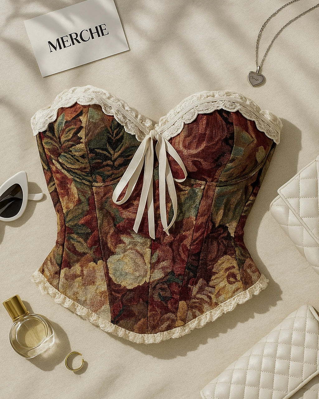BAROQUE BABE JACQUARD CORSET