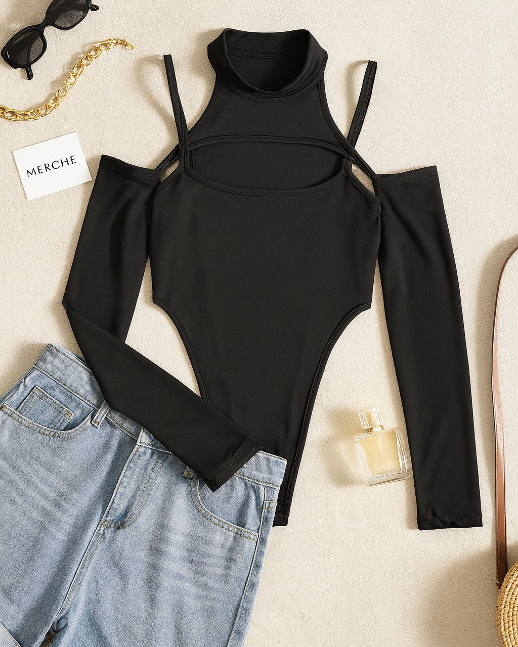 THAT’S HOT BLACK BODYSUIT
