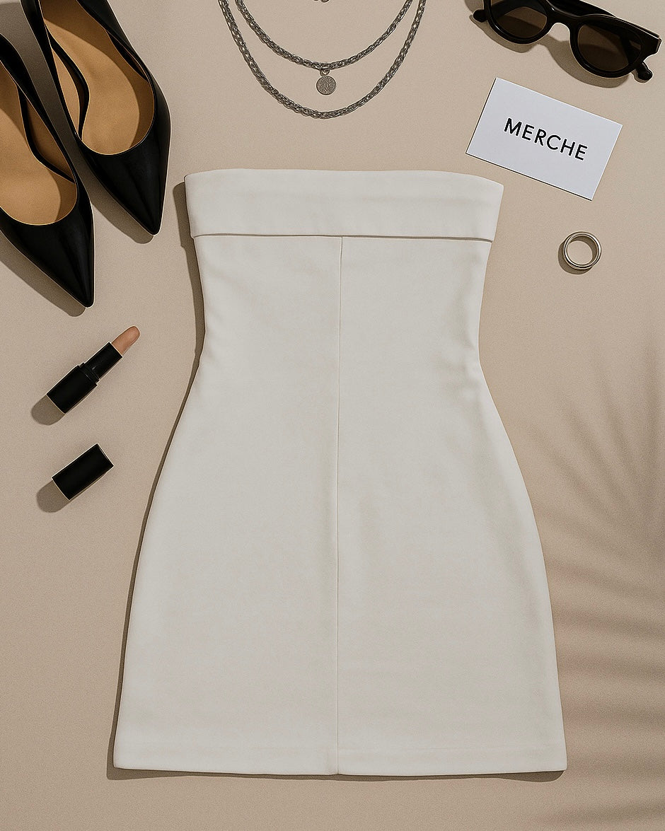 THE IT GIRL WHITE MINI DRESS