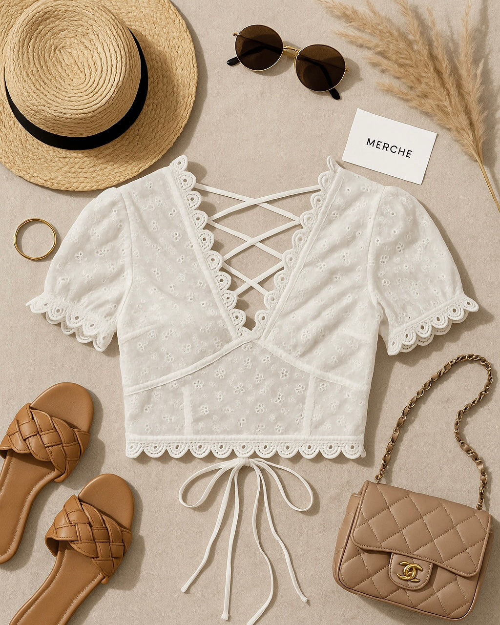 HAWAIIAN SUMMER WHITE TOP