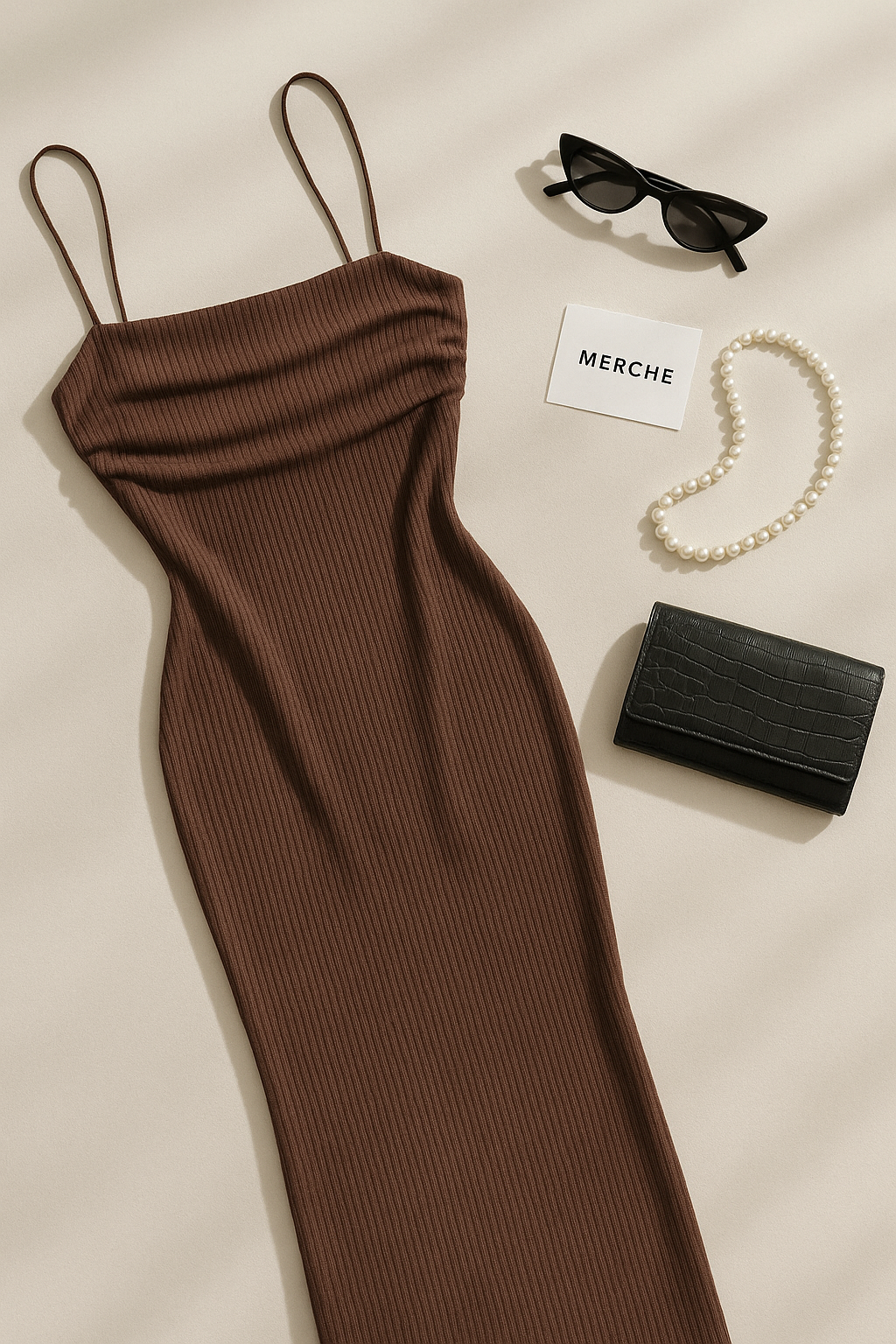 FEELINGS FOR YOU BROWN MAXI DRESS