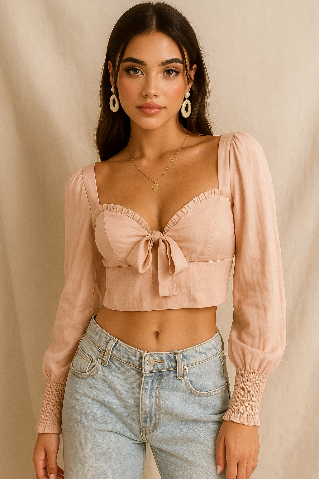 BEACH DAY PEACH TOP