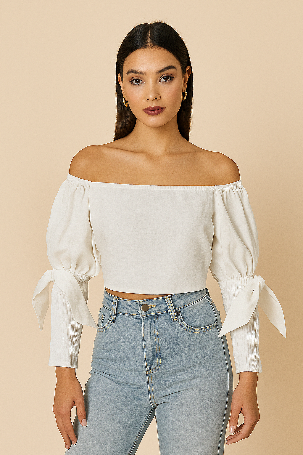 WANDERING SOUL SLASH NECK TOP