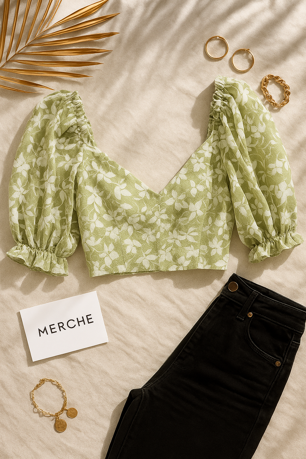 CURIOUS HEART BOW BACK FLORAL TOP