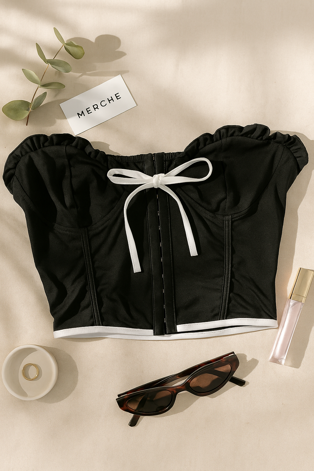 THE FINAL BOW HOOKED BANDEAU TOP
