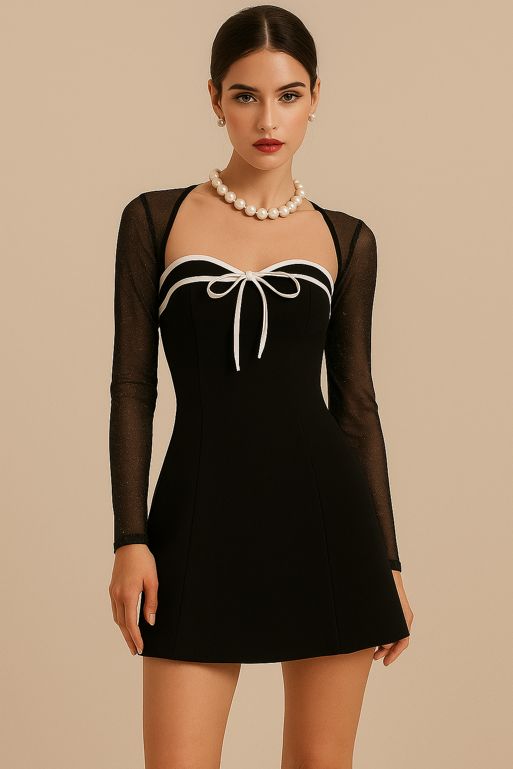 PRIVATE GIRL TWO-PIECE BANDEAU DRESS
