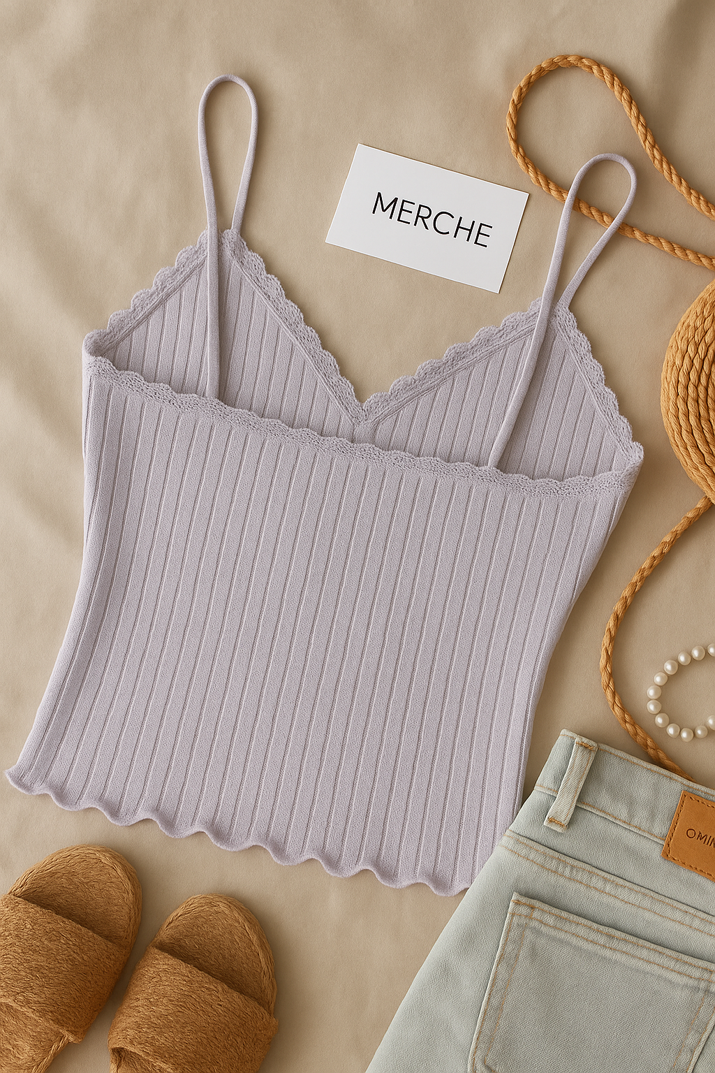 TRUST ISSUES LILAC PADDED CAMI TOP