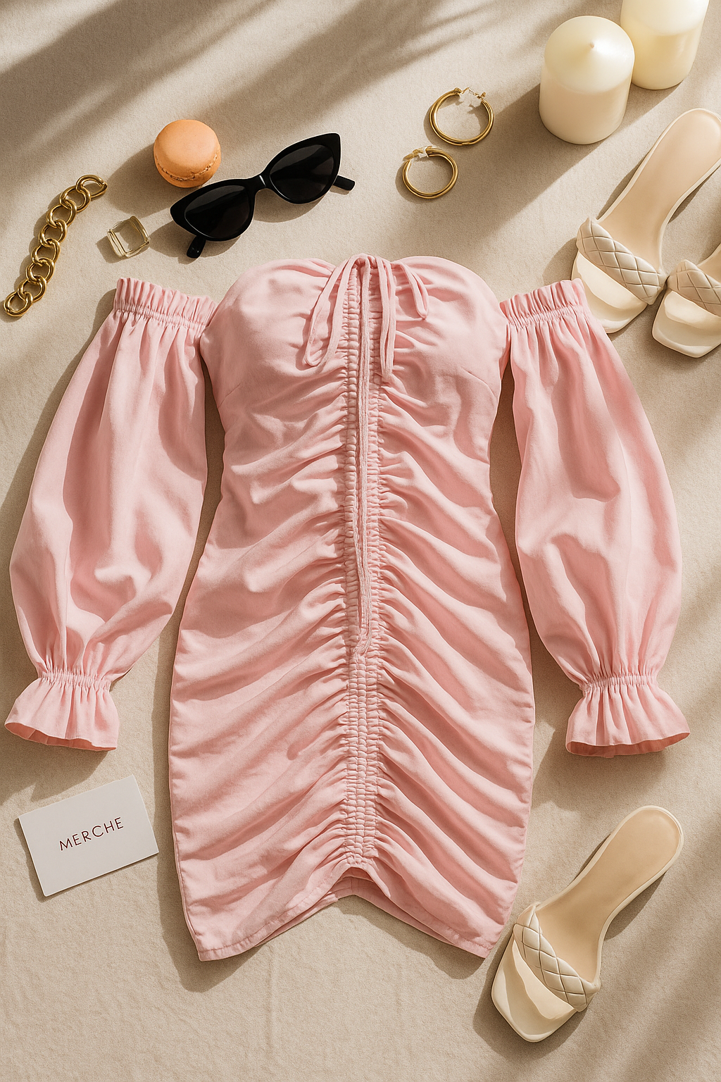 POOLSIDE BEAUTY PINK DRESS