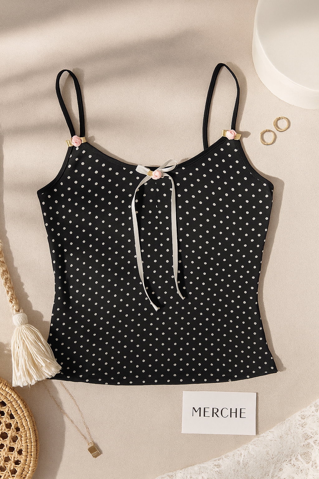 MIDSUMMER POLKA CAMI TOP