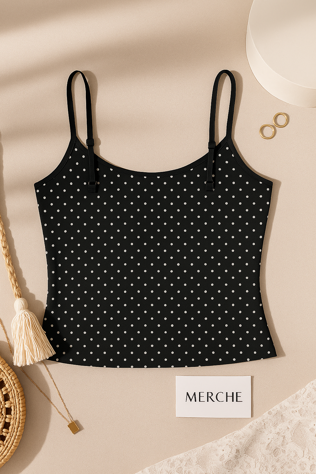 MIDSUMMER POLKA CAMI TOP