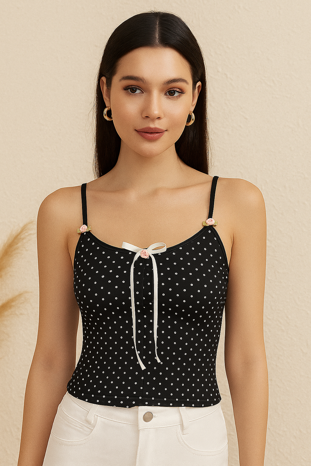 MIDSUMMER POLKA CAMI TOP