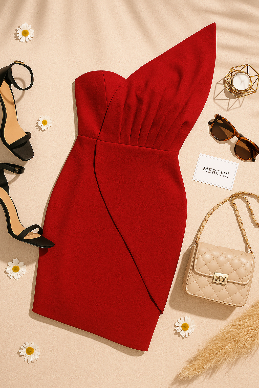 MOTION PICTURE RED DRESS