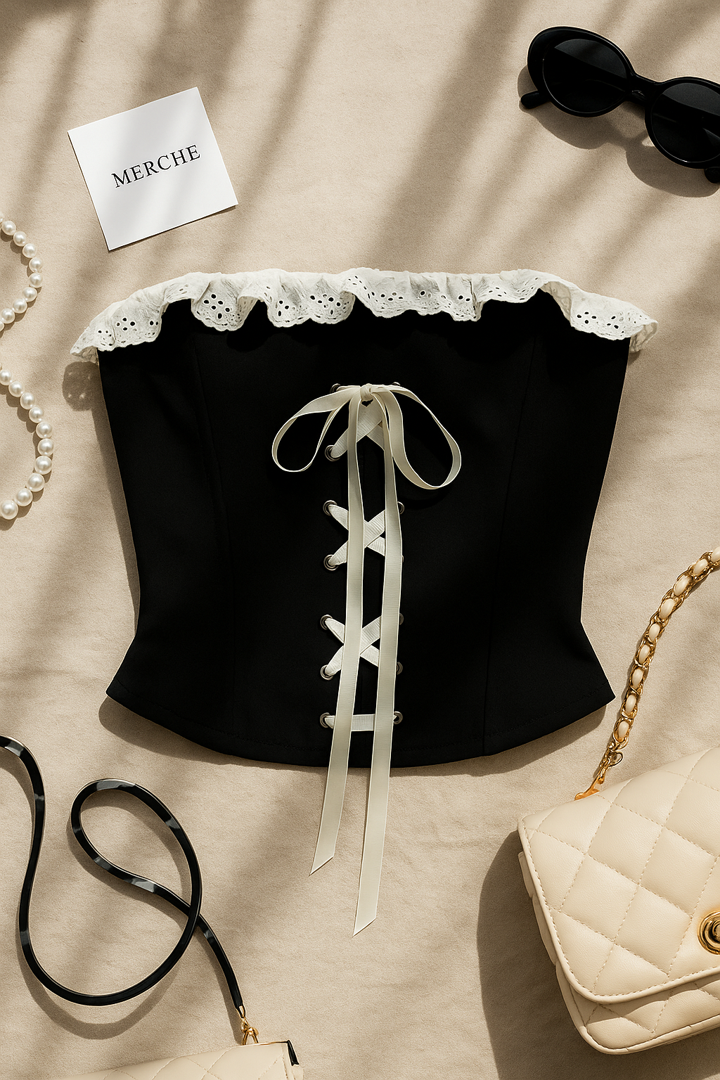 FOREVER FIRST CORSETRY BANDEAU TOP