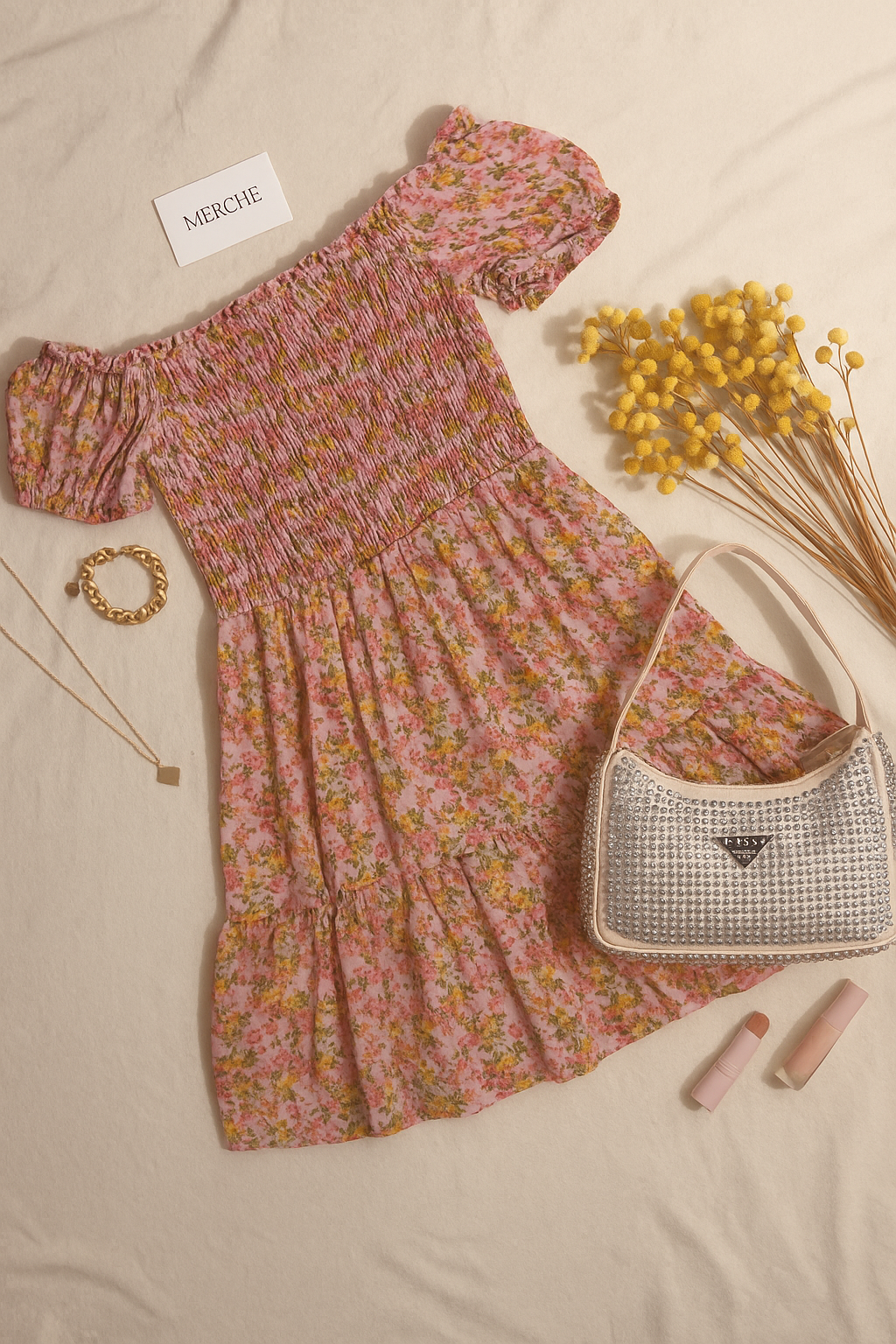 FARAWAY LANDS CALLING FLORAL DRESS