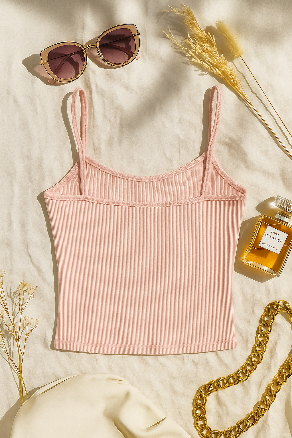 SUMMER BREAK PINK CAMI TOP
