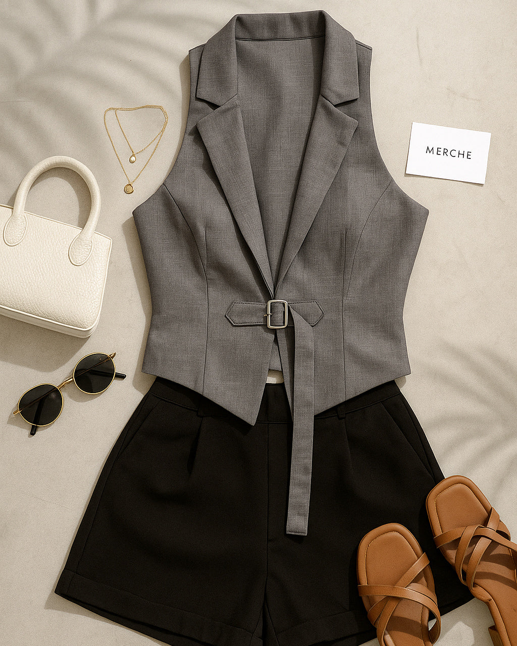 OUT OF THE WORLD GREY WAISTCOAT