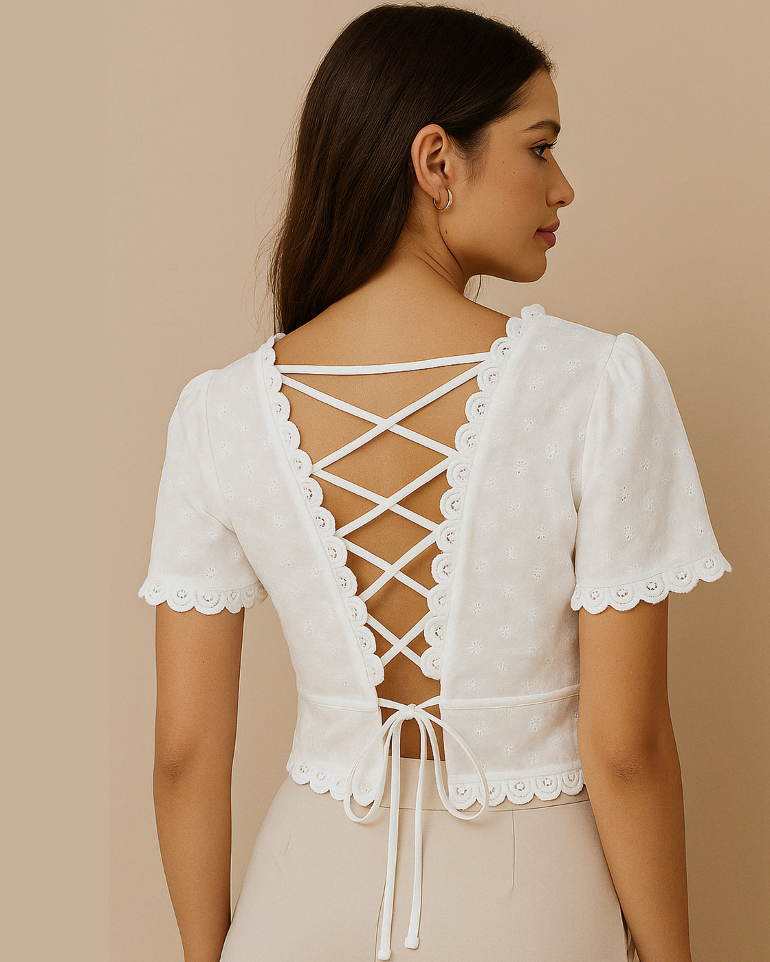 HAWAIIAN SUMMER WHITE TOP