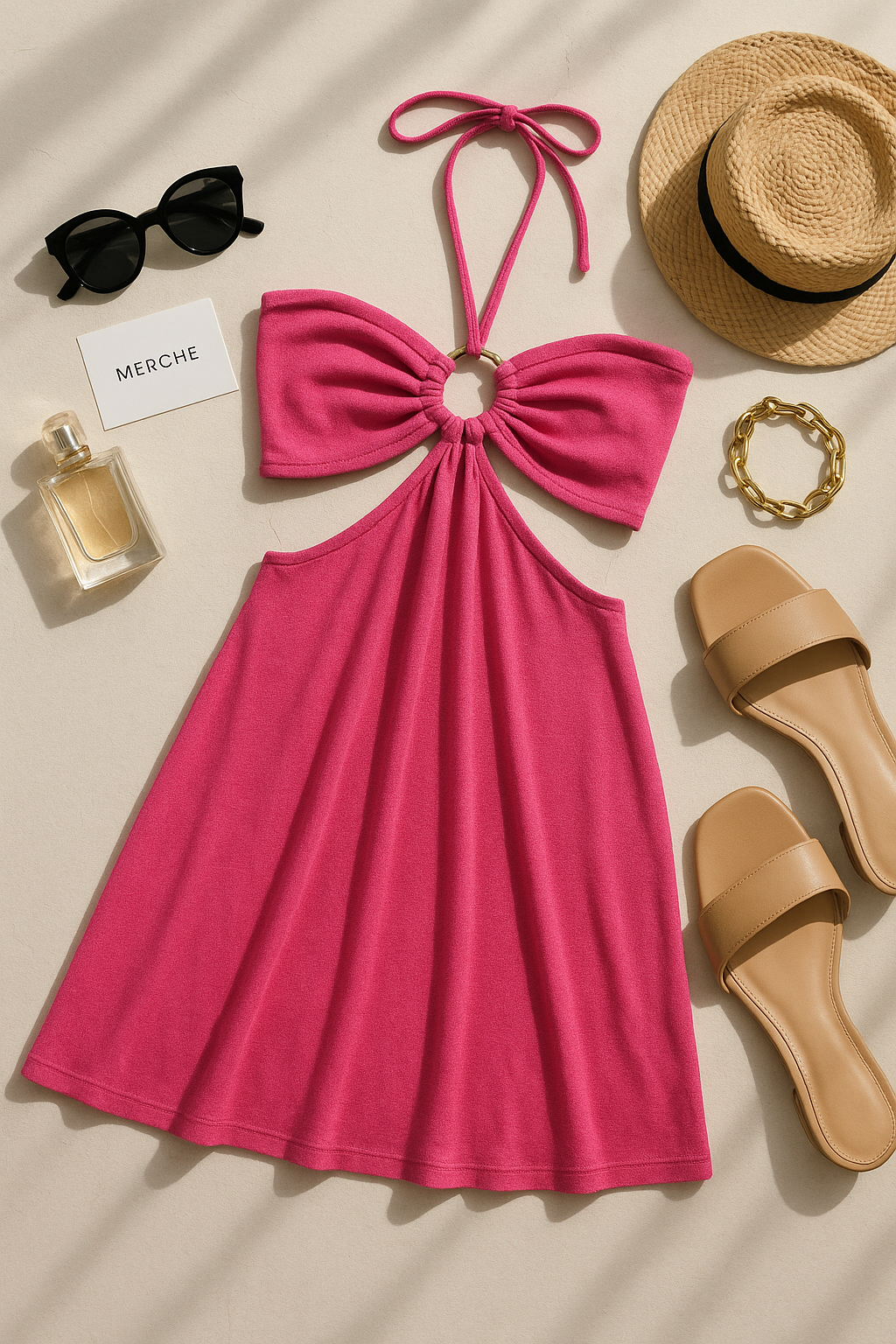 BARBIECORE BEAUT PINK DRESS