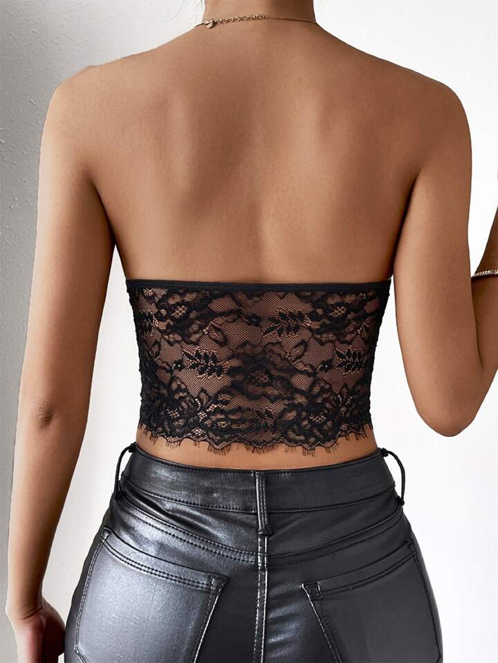 MINE FOR THE NIGHT LACE BUSTIER