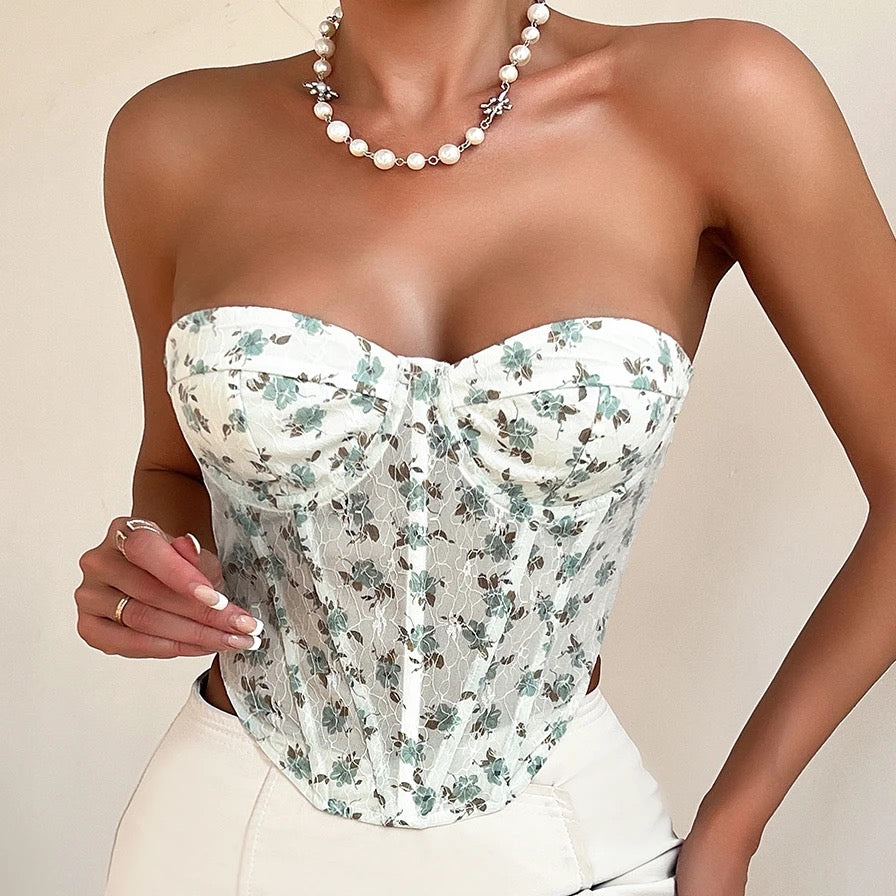 FORTUNE COOKIE FLORAL CORSET – Merche - Fashion Store