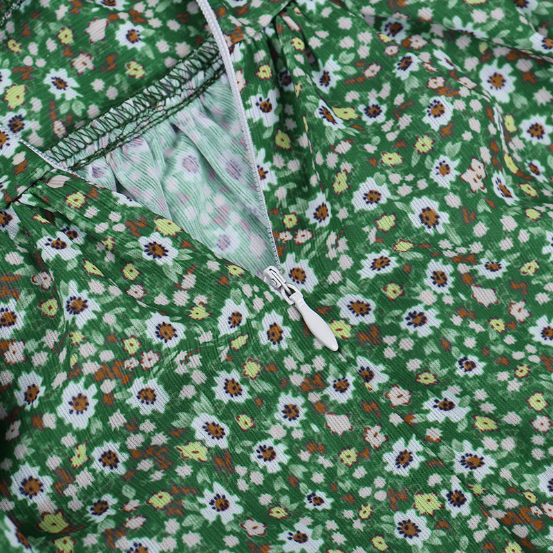 IT’S A LOVESTORY FLORAL HALTERNECK DRESS