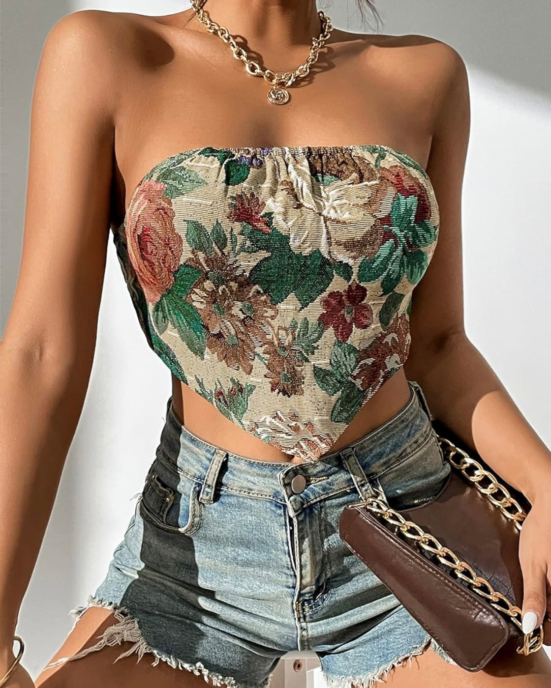 PETALS AND PROMISES JACQUARD TOP