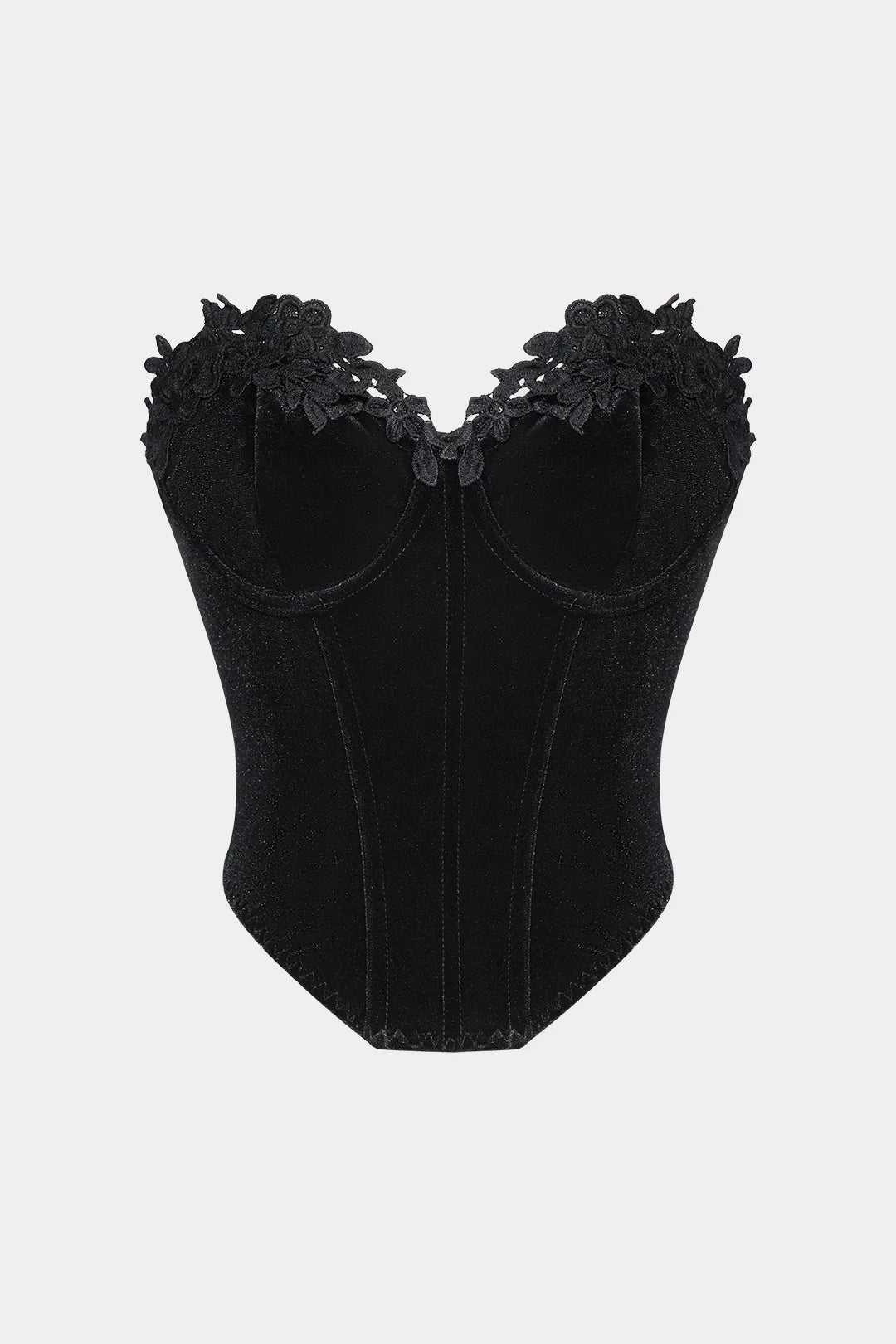 WILD WILD WEST VELVET APPLIQUE CORSET