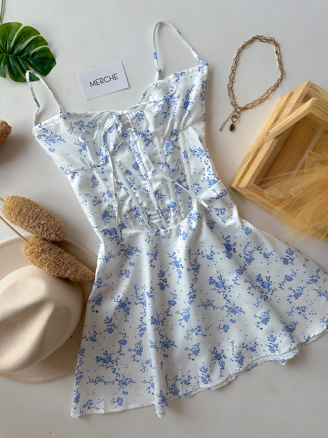 FLIGHT TO PARIS FLORAL FLARE DRESS