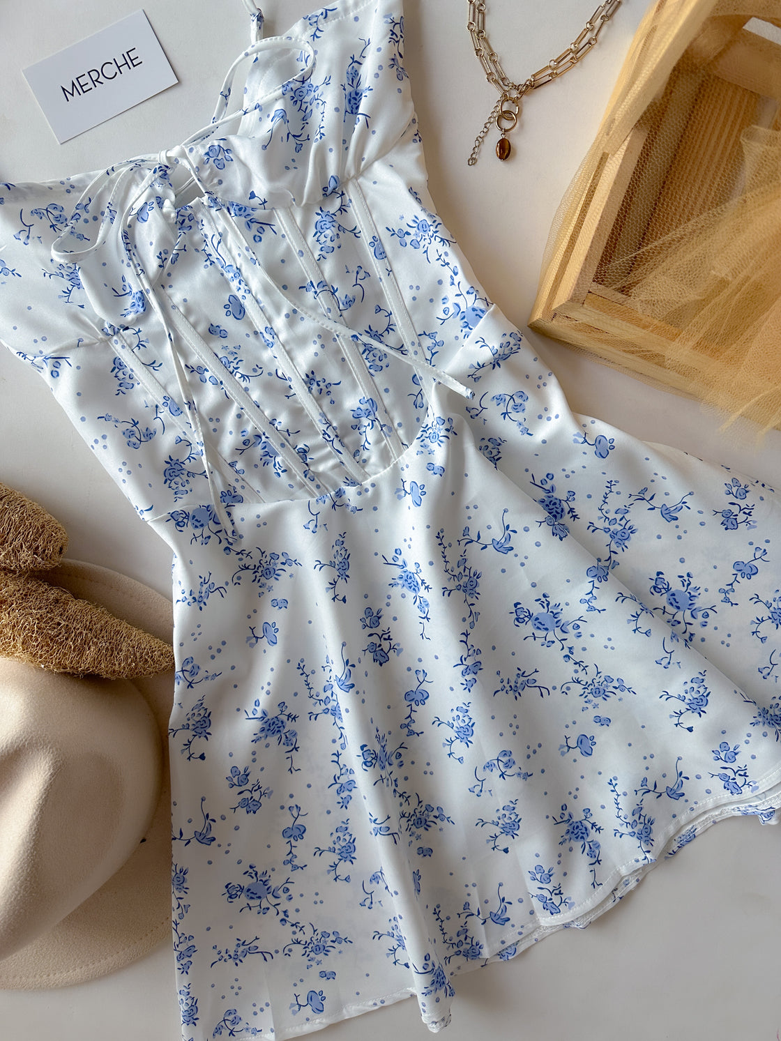 FLIGHT TO PARIS FLORAL FLARE DRESS