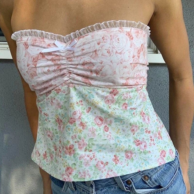 HOLLYWOOD SUMMER BANDEAU TOP