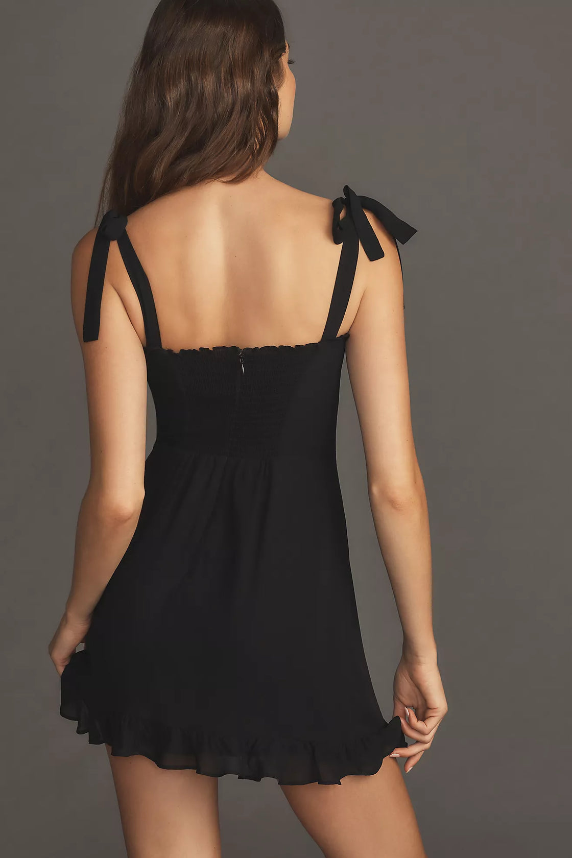 SHORT TERM ROMANCE BLACK MINI DRESS