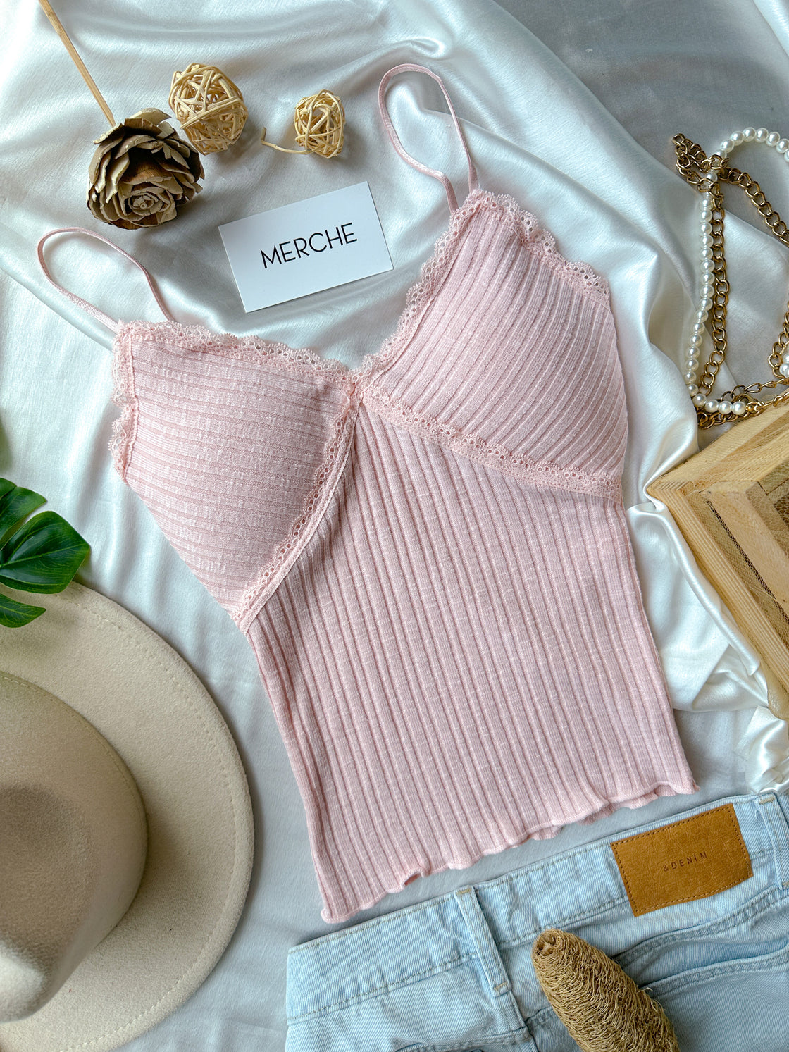 TRUST ISSUES PADDED PEACH CAMI TOP