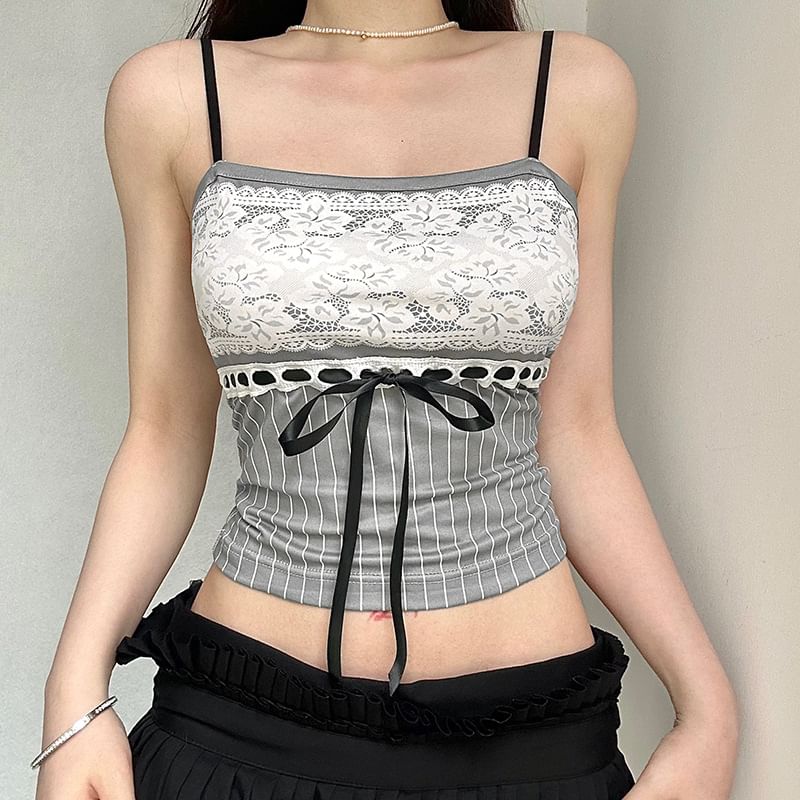 DAY IN MEXICO GREY CAMI TOP