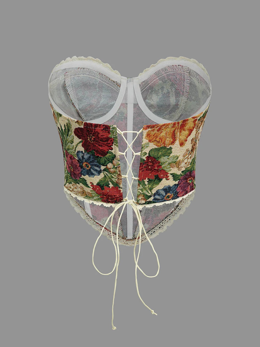 SOLIEL CHIC JACQUARD BUSTIER CORSET