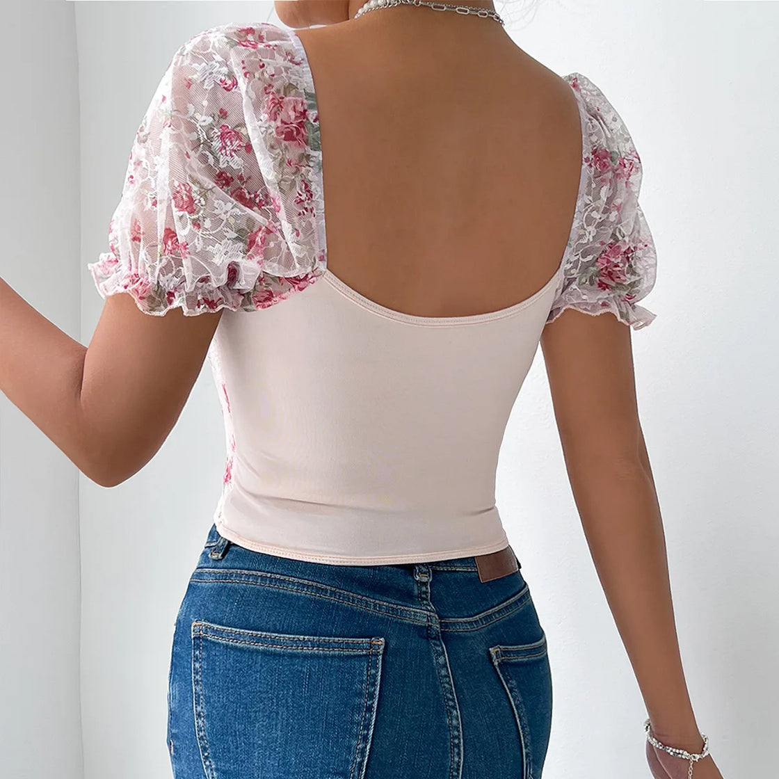 PARADISE PLAZA FLORAL TOP