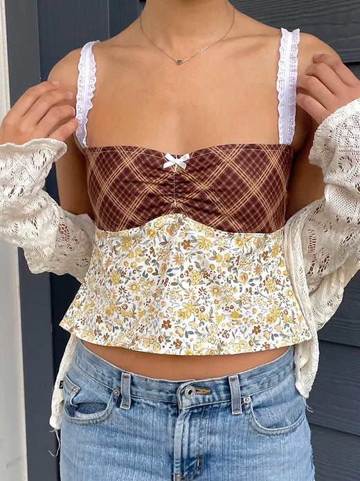 RHODE ISLAND FLORAL TOP