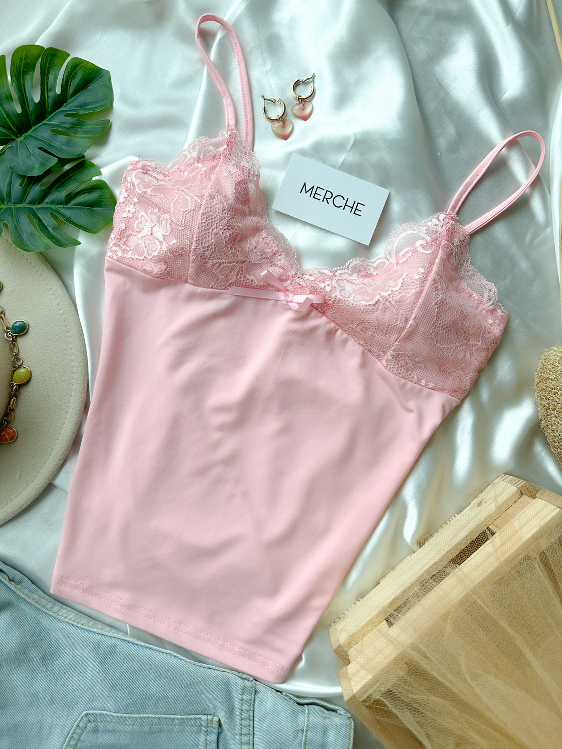 COOL STORY PINK CAMI TOP