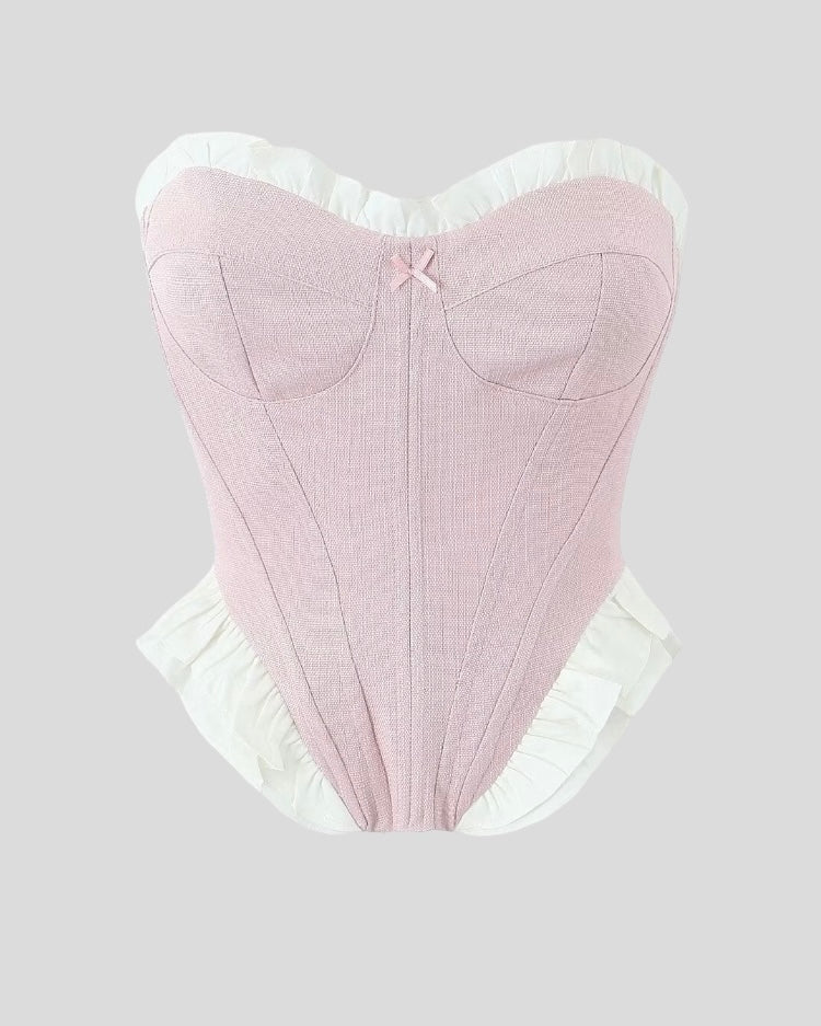 MISS SUMMER LUXE PINK CORSET