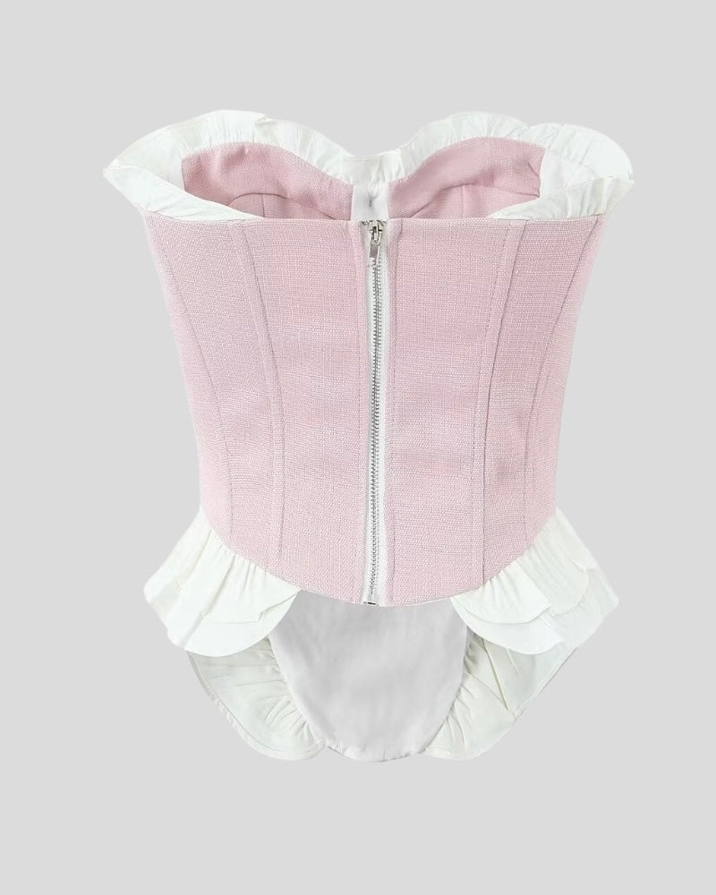 MISS SUMMER LUXE PINK CORSET