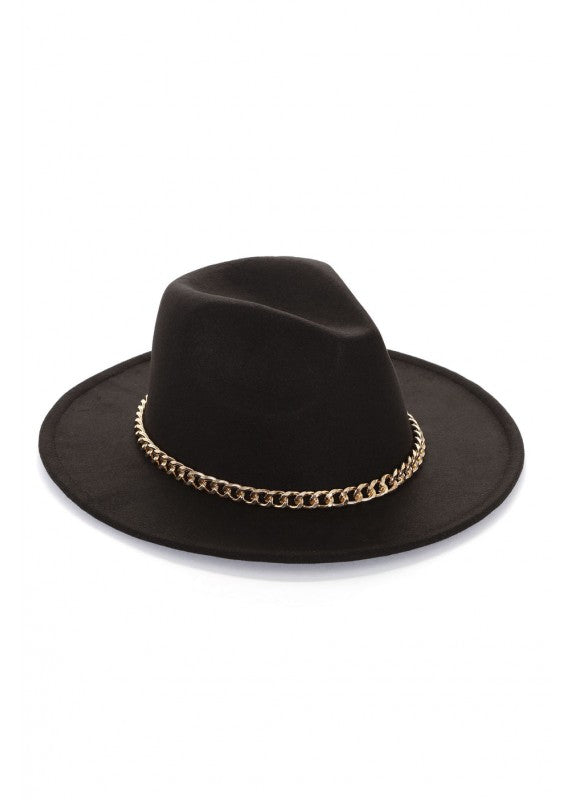 LONDON DREAMS BLACK FEDORA HAT
