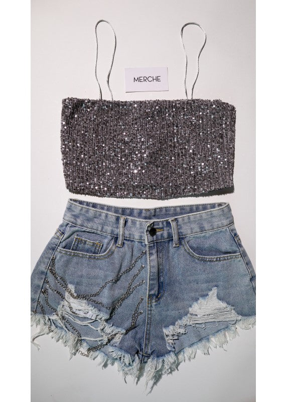 LOVELINE SEQUIN TOP