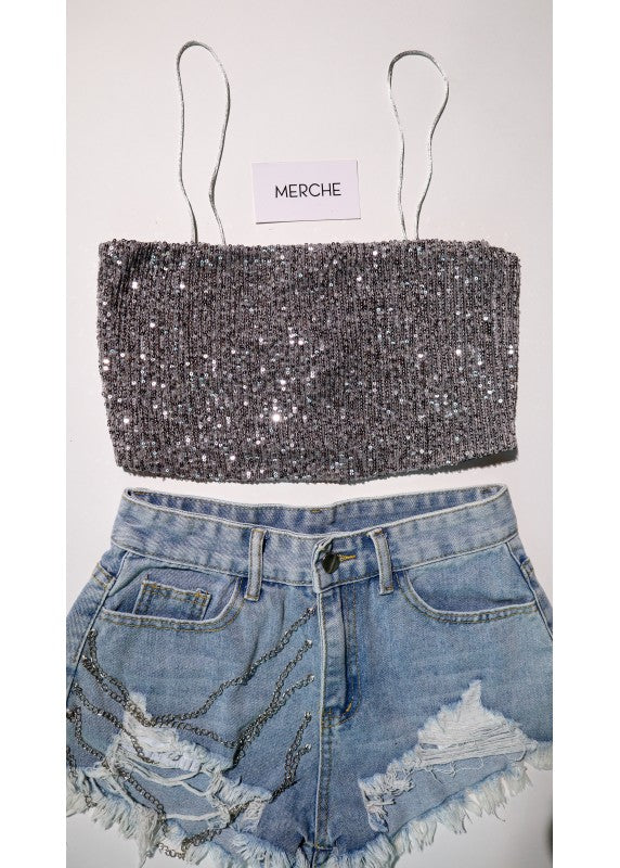 LOVELINE SEQUIN TOP